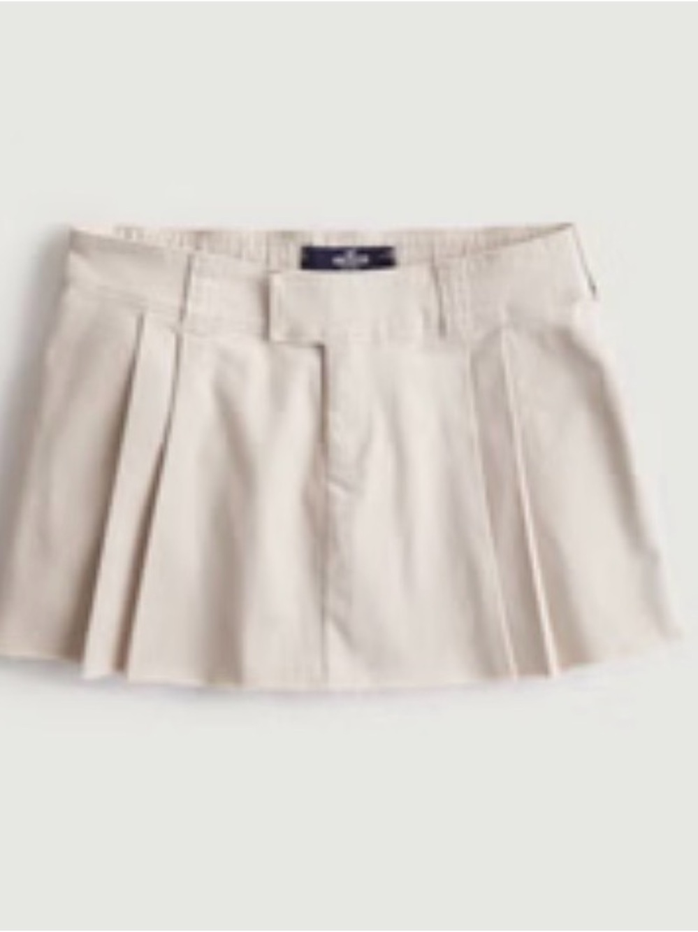 Hollister Cream Mini Skirt